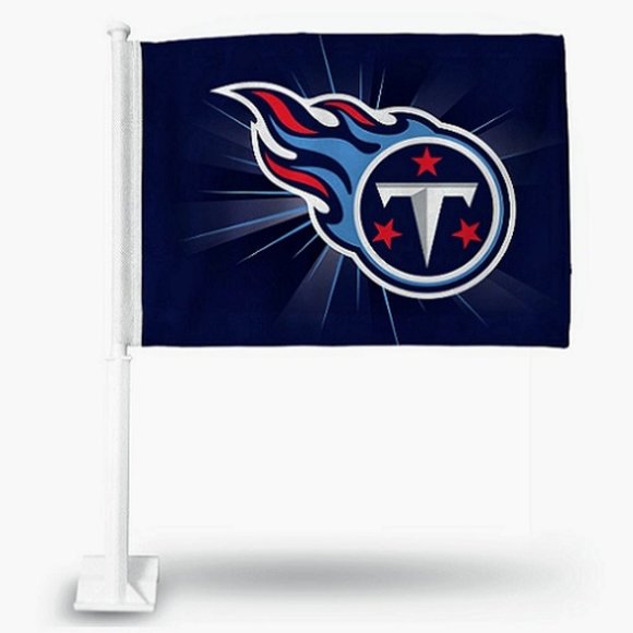 🏈🆕 TENNESSEE TITANS DOUBLE SIDED CAR FLAG - NFL - UNISEX - Picture 1 of 1